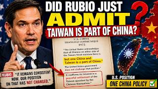 Rubio Basically Said Taiwan Is Part Of China