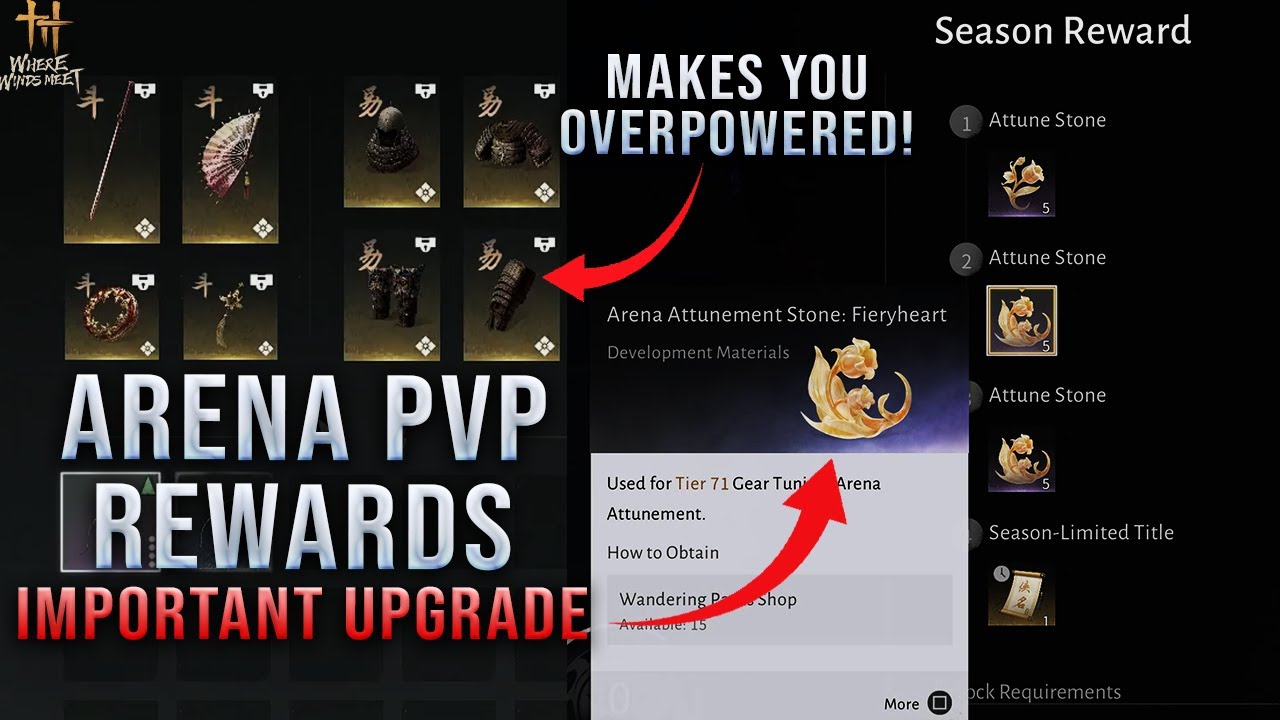 That's Why YOU SHOULD Play ARENA... Important Upgrades - Become OVERPOWERED! Where Winds Meet