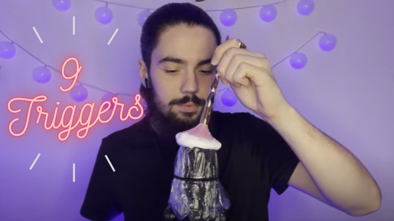 ASMR FRANÇAIS | 9 TRIGGERS IN 26 MINUTES (NO TALK) 🌙🎧