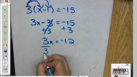 Solving Equations with Grouping Symbols