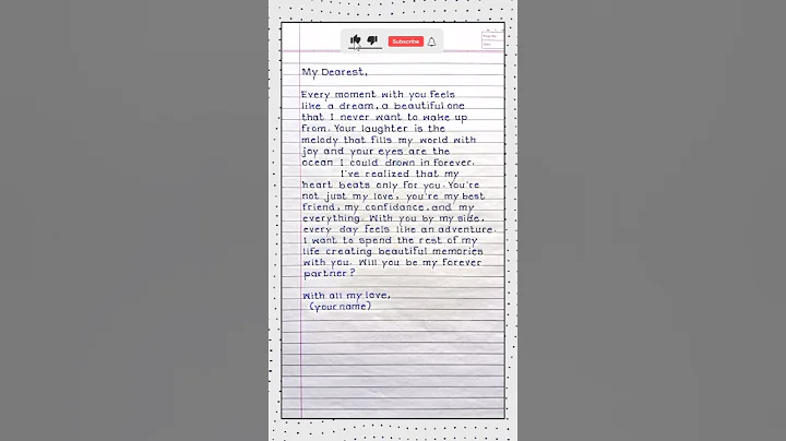 💕 Attractive love letter writing|| #shorts #love #loveletter