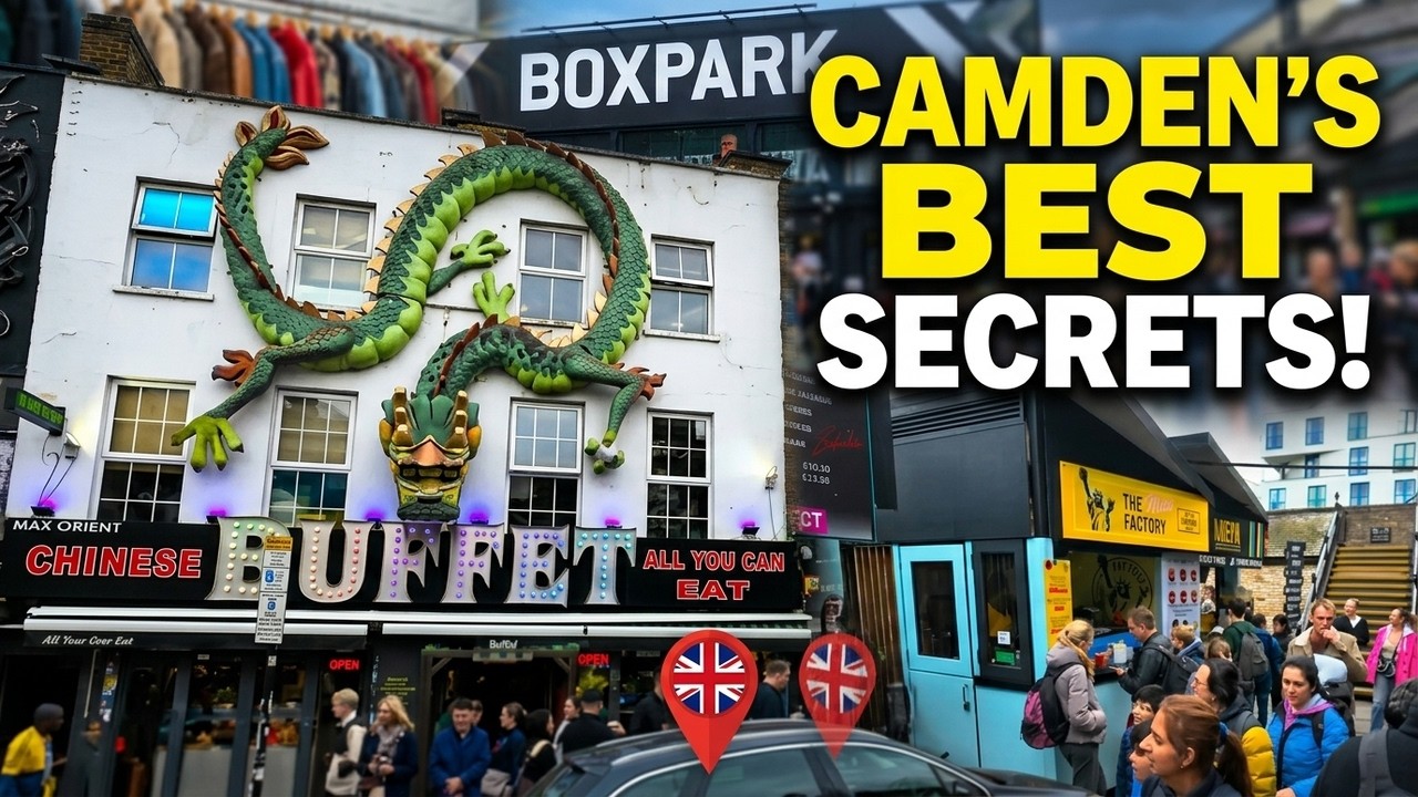 Uncover the SECRETS of Camden Town's London 🇬🇧 Vibrant Market Scene ...