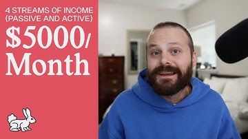 My 4 Streams of income as a graphic designer (passive and active)