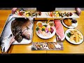 역대급 인생초밥, 1미터 초밥, 신선한 생선회, 참치회, 도미회, 광어회, Amazing Sushi master, Giant sushi, Fish sashimi in Korea