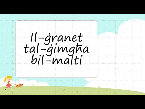 Il-ġranet tal-ġimgħa bil-malti