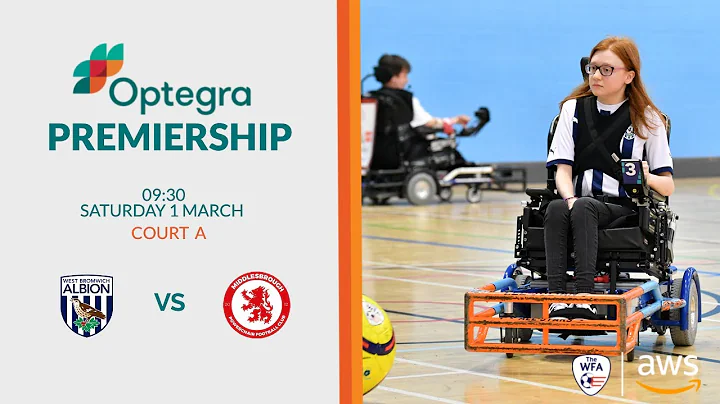 WBA Throstles vs Middlesbrough PFC - Optegra Premiership Court A