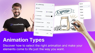 💻InstaDoodle Tutorial: Element Animation Types✍️