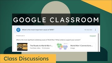 Google Classroom Class Discussions - Make Them Multi-modal