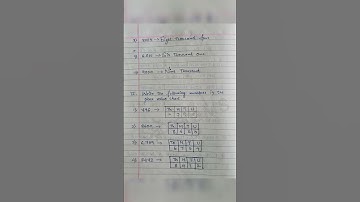 Karnataka State Board Syllabus| Numbers / Class-4th part-1  #notes