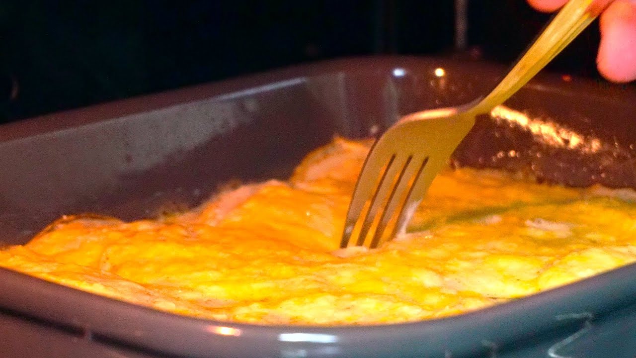 ⁣طريقة بطاطس جراتان (دوفينوا) بطاطس في صوص الجبنة. اكلة سهلة ولذيذة كطبق جانبي او رئيسي.