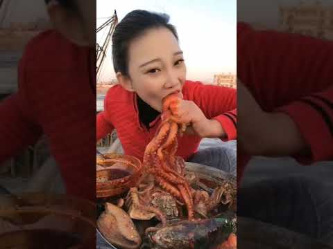 asmr#111#asmr シチュボイス#샤오위 먹방# 먹방# asmr シャンプー#eating show#mukbang#seafood#chinese eating#short