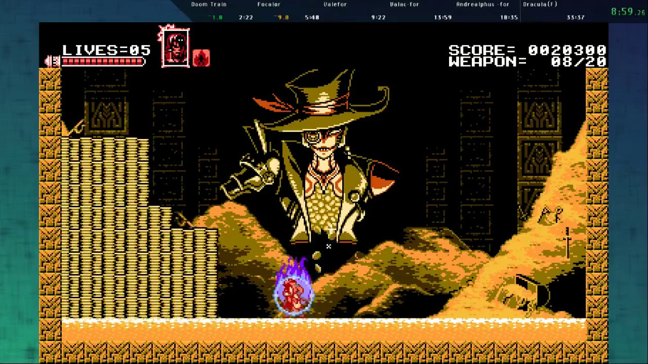 Bloodstained: CotM Zangetsu only Ultimate (Veteran) RTA: 