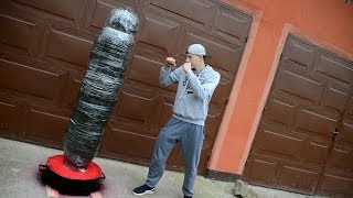 Homemade STANDING PUNCHING Bag ?