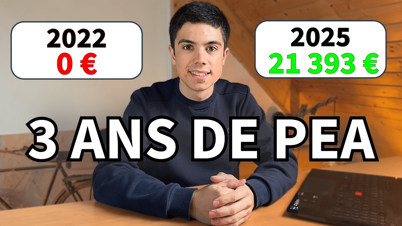 Mon PEA après 3 ANS d'investissement en bourse