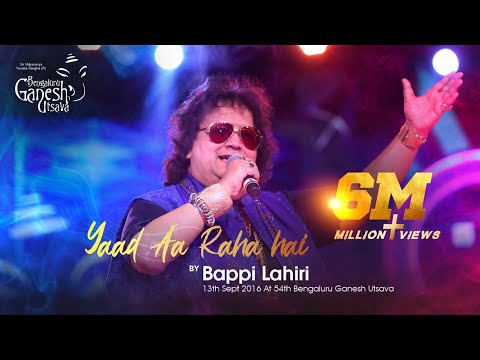 YAAD AA RAHA HAI | Disco Dancer | Bappi Lahari | 54th Bengaluru Ganesh Utsava 2016