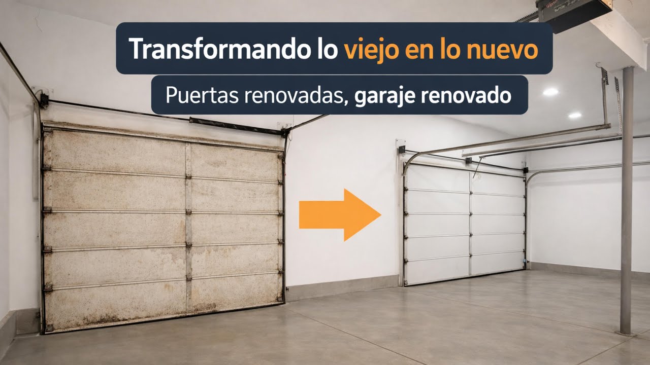 Aislamiento Económico “Cómo Restauré Mis Puertas de Garaje y Ahorré una Fortuna”.