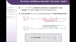 IEE 475, Lecture J4: Estimation of Relative Performance, Part 1 (Confidence Interval Review)
