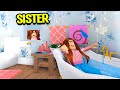 Stranger Became My SISTER.. But I Caught Her SPYING On Me.. (Roblox Bloxburg)