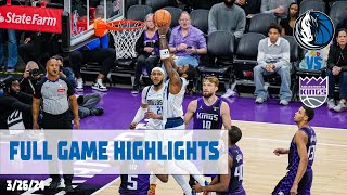 Kyrie Irving (24 points) Highlights vs. Sacramento Kings | 3\/26\/24