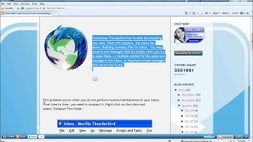How to comapct folders in Mozilla ThunderBird
