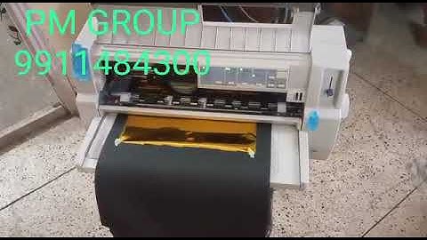 Golden Embossing Machine