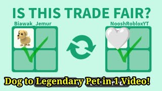 Dog to Legendary Pet! Only in 1 Video | + Giveaway Legendary Pet! Roblox Adopt Me