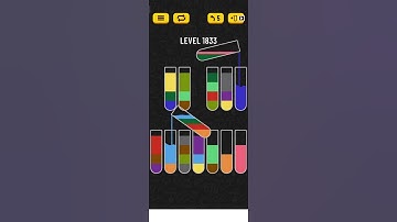 water sort puzzle - level 1833