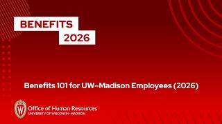 Benefits 101 for UW–Madison Employees (2026)