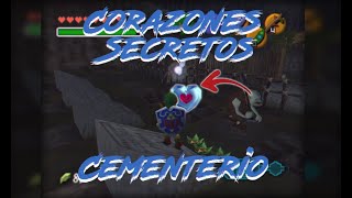 Guía rápida: Todos los *CORAZONES* del cementerio de Kakariko (ocarina of time) ❤❤❤