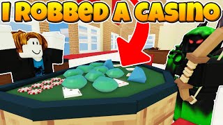 I ROBBED a CASINO in Roblox BedWars...