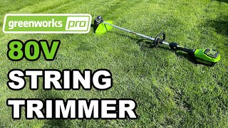 Greenworks PRO 80 volt String Trimmer Long Term Review