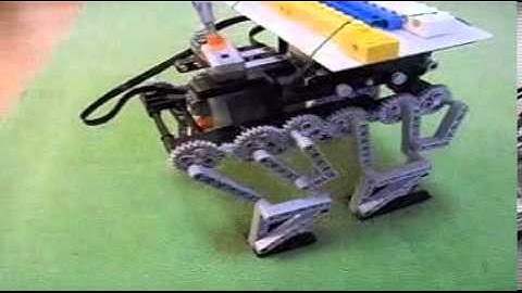 Lego Technic Variable Parallel Linkage 4 Legged Walking Robot 005