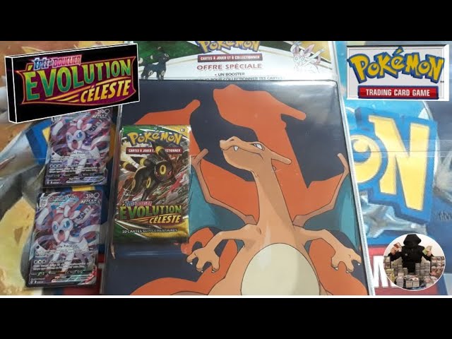 Pokémon EB07 : Portfolio + 1 Booster EB07 Évolution Céleste