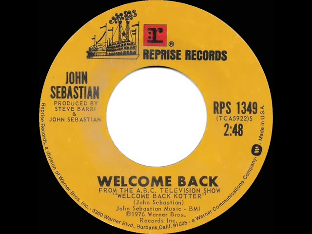 1976 HITS ARCHIVE: Welcome Back - John Sebastian (a #1 record