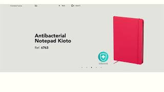 Bloc-notes antibactérien personnalisé Xedema