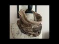 How to make a nunofelted infinity scarf