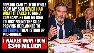 He Called My Son A Failure At A $340 Million Dinner... So I Walked Away From The Deal
