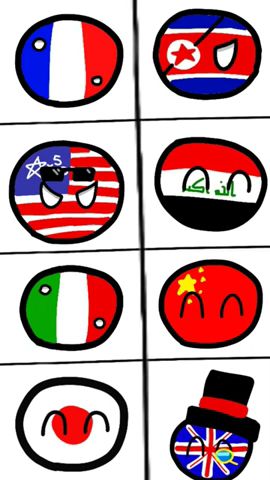 カオスバトルつくってみた #polandball #ポーランドボール #カオスバトル