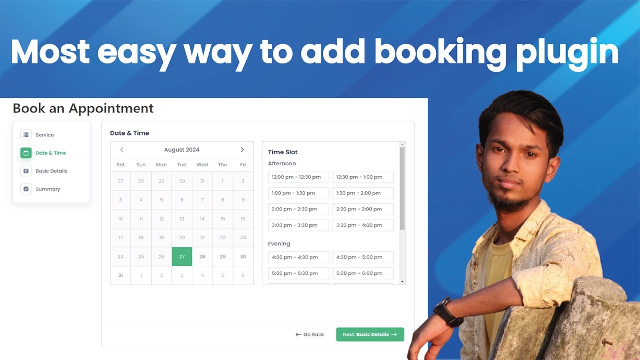 how to make appointment booking website page with WordPress - YouTube