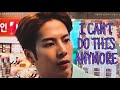 got7's jackson wang being scared for 5 minutes