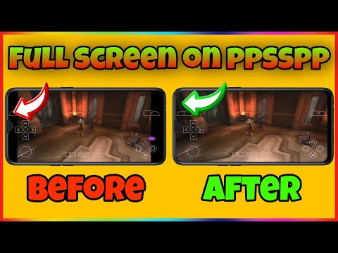 Play ppsspp games in full screen | Enable full screen on ppsspp