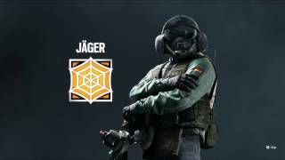 Rainbow Six Siege Jager Operator Video