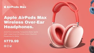 Responsive Landing Page with Image Slide Using HTML CSS & JavaScript 🎧 | Headphones Website Design