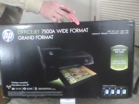 HP Officejet 7500A Wide Format | Overview & Unboxing