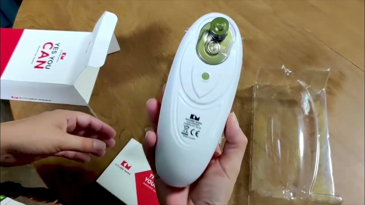Kitchen Mama Electric Can Opener Review Super Easy To Use Can Opener