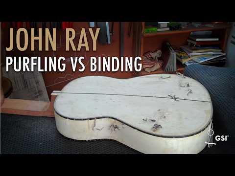 GSI Archive: Luthier John Ray on binding and purfling