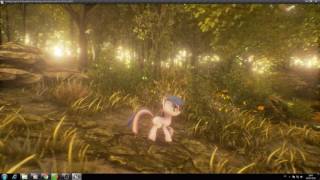 MLP Unreal Engine 4  - Tales of Equestria - Everfree forest level test