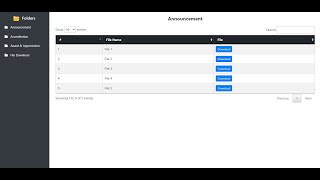 WEB APP Google Sheets | Folder Management App 2 with Interactive Tables screenshot 5