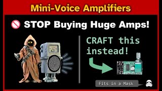 This Tiny Amp FITS in a Mask?! 🤯 Cosplay Hack Inside #cosplay