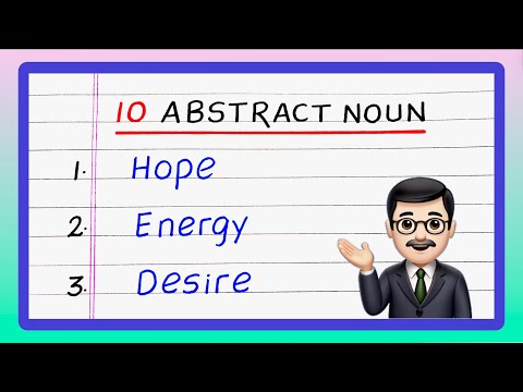 What Are 10 Abstract Nouns